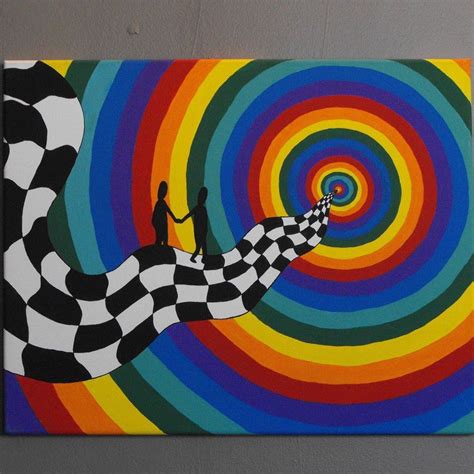 Pin By Quack Head 🐥 On Painting Inspiration Hippie Painting Trippy