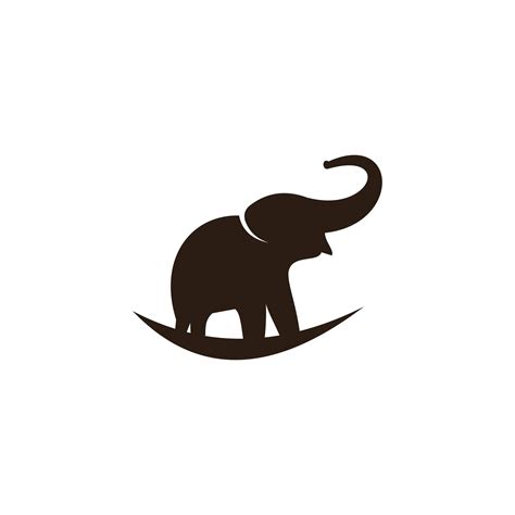 Elephant Line Logo Template Design Vector Icon 2953461 Vector Art At
