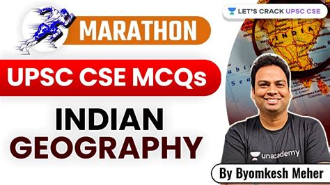 Indian Geography Upsc Cse Mcqs Marathon Session Byomkesh Meher Youtube
