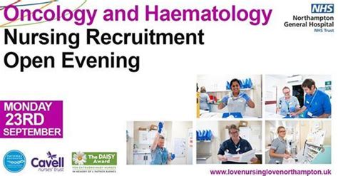 Oncology And Haematology Nursing Open Evening Northampton General