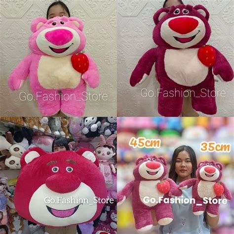 Jual Boneka Jumbo Seri Toy Story Lotso Bear Strawberry Plush Toy Boneka