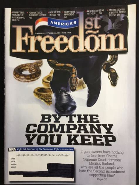Americas 1st Freedom Magazine June 2016 Ebay