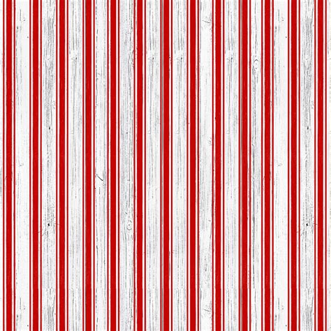 Christmas Memories Red And White Wood Stripes 703081219568