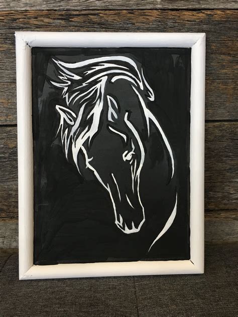 Horse Head Sign By Colby Designs Dusty Diamonds Australia