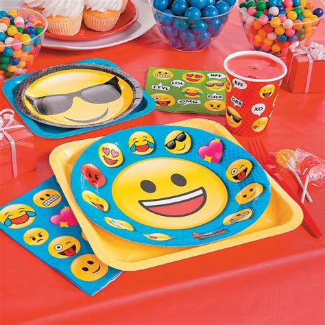 Emoji Birthday Party Supplies And Decor Party Supplies Canada Open A Party