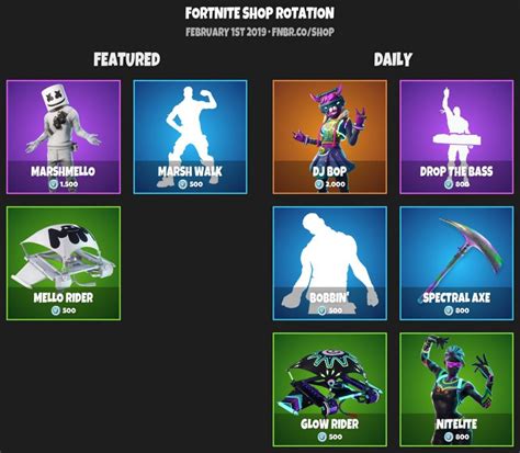 Fortnite Item Shop Featured And Daily Items Updated Each Day