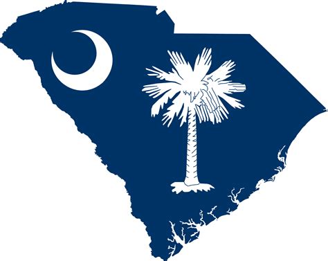 File:Flag-map of South Carolina.svg - Wikimedia Commons | South ...