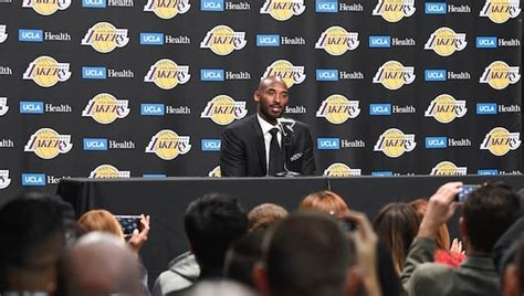 Lakers News Kobe Bryant Hired Film Crew To Shoot Final Season After