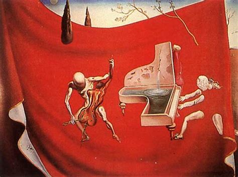 1957 Salvador Dali Musical Tempest Red Orchestra Flickr