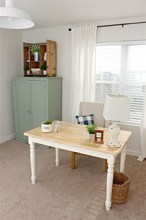 Continue to 4 of 11 below. Office & Craft Room Reveal: One Room Challenge ...