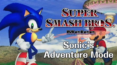 Super Smash Bros Melee Akaneia 09 Sonics Adventure Mode Youtube