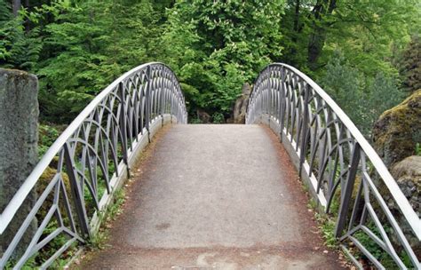 Teufelsbrücke Im Bergpark Wilhelmshöhe Kassel Lizenzfreies Bild