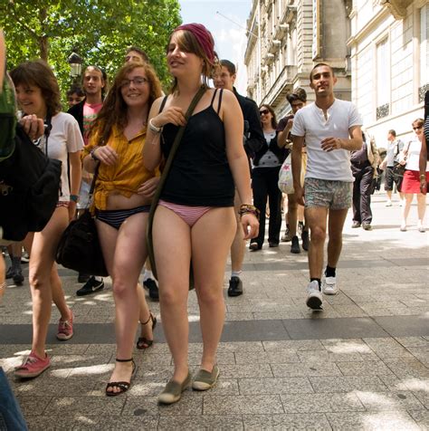No Pants Day Paris Culotte Slip Triomphaux Flickr