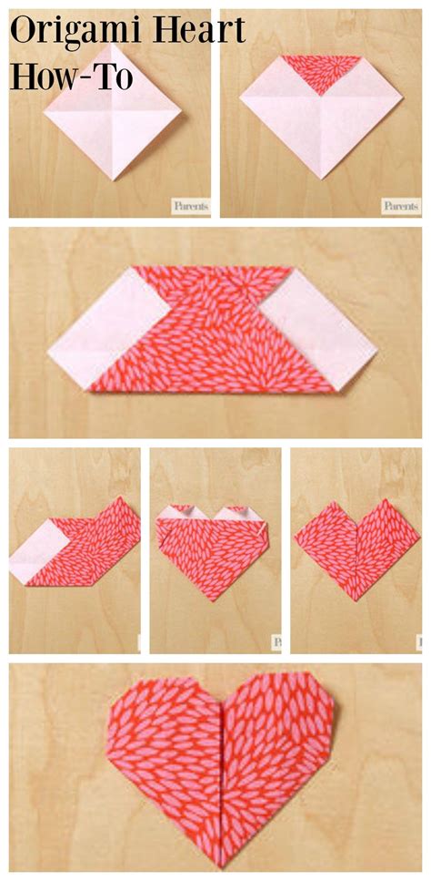 Diy Origami Heart Origami Heart How To Kid Friendly Valentines Day
