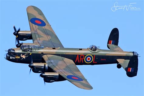 Pa474 Lancaster B1 Bbmf Raf Coningsby Stuart Freer Touchdown