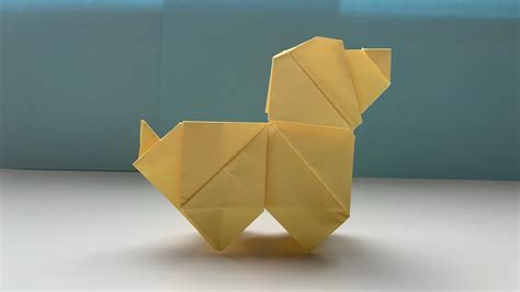 Como Fazer Um Cachorro De Papel Origami Cachorro Youtube