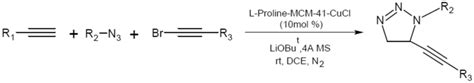 Cycloaddition Of Three Components Of Organic Azides Catalyzed By