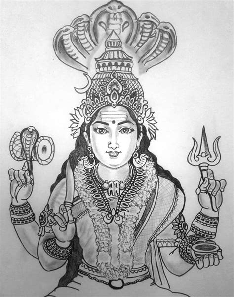 Pin By Viji Chidam On Art ~ Sketches God Art Indian Art Paintings