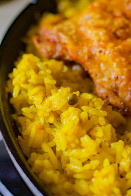 Serve with a green salad. Puerto Rican Chicken and Sofrito Yellow Rice (Arroz con ...