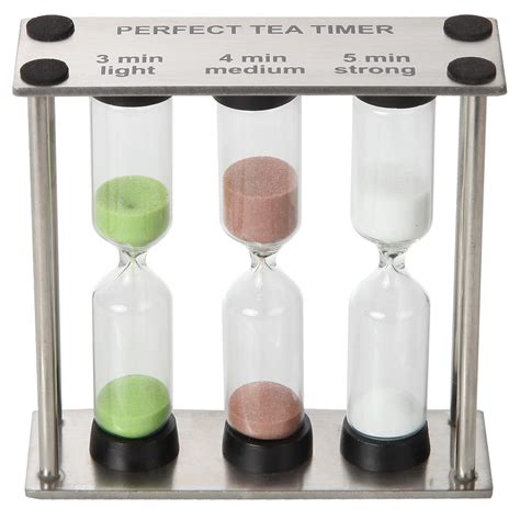 Lilys Home Perfect Tea Timer Three In One 3 4 5 Minute Sand Hourglass