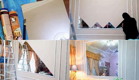 Buat yang ada masalah ini boleh atasinya dengan baiki sendiri. DIY diamond mirror