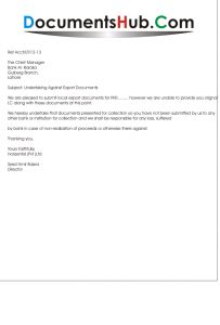.student resume template best letter of undertaking sample 556720 undertaking letter format for pany assets save undertaking letter letter of is a sample of a letter of undertaking a sample letter of undertaking is a template for a letter that one party uses to confirm an agreement he has. Undertaking Letter against Export Documents