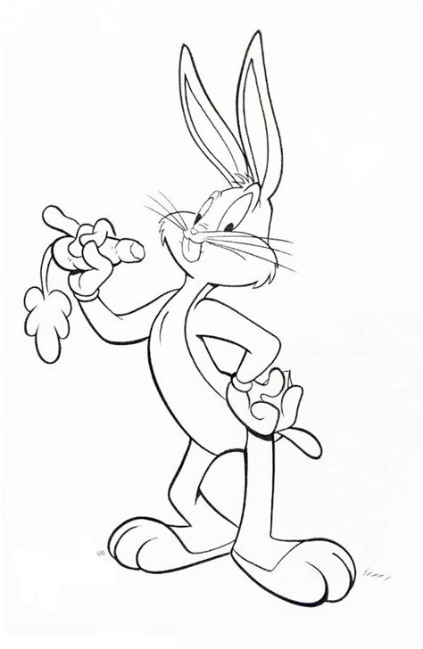 Bugs Bunny Bebe Bugs Bunny Coloriage B 233 B 233 Bugs Bunny 224
