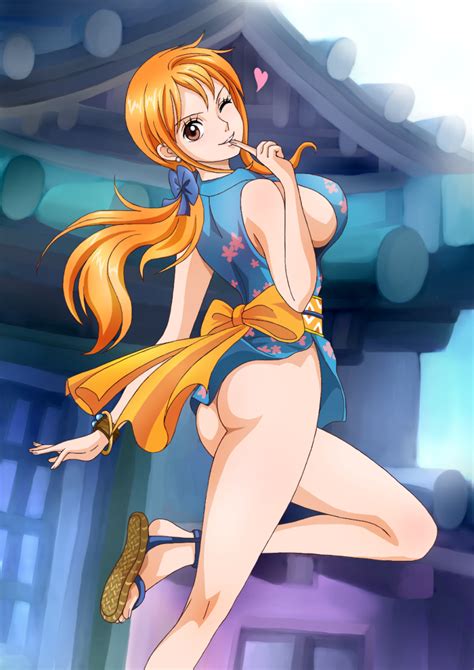 Carrotluvr Nami One Piece One Piece Highres 1girl Ass Bangs