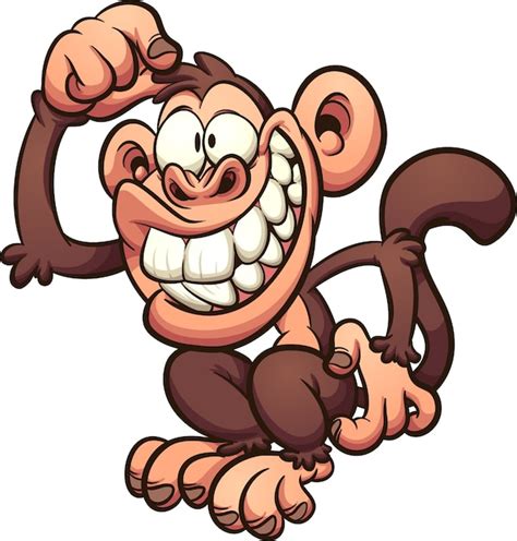 Premium Vector Cartoon Monkey
