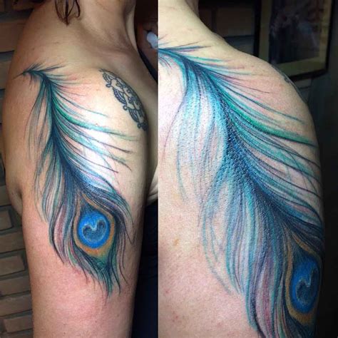 Top 79 Peacock Feather Tattoo On Neck Latest In Eteachers