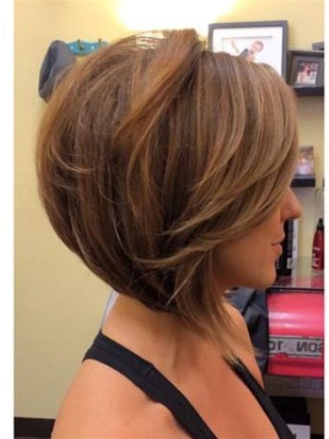 Collection Of Stacked Bob Hairstyles With Bangs