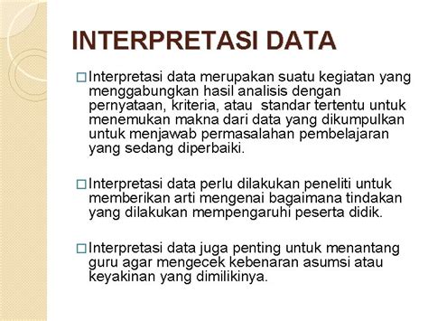 Interpretasi Hasil Adalah Doc Cara Analisis Dan Interpretasi Data My