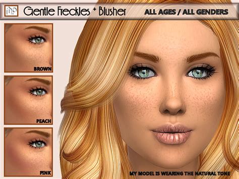 The Sims Resource Mp Gentle Freckles Blusher N1