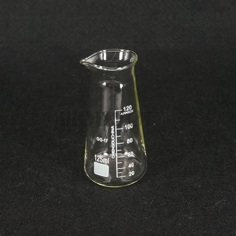 125ml Lab Boro Glass Conical Beaker With Three Corner Philips Chemistry