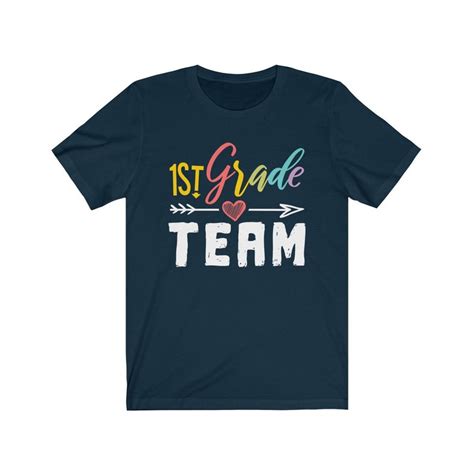 First Grade Team Shirt 1st Grade Teacher Team Elementary Etsy