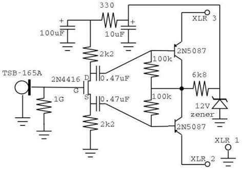 Wiring Diagram For Condenser Microphone