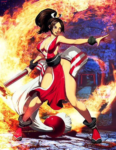 Mai Shiranui By Genzoman King Of Fighters Fighter Anime Images