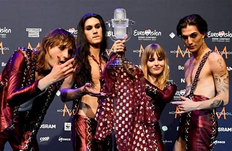Italian Rock Band Maneskin Wins Eurovision 2021