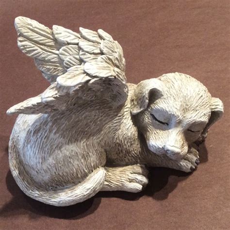 Memorial Dog Angel Figurine