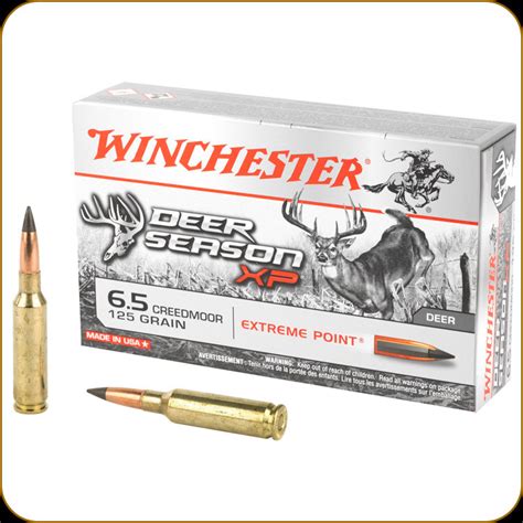 Winchester 65 Creedmoor 125 Gr Deer Season Xp Extreme Point