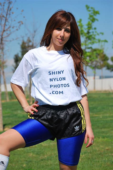 Photoset 16 Black Adidas Nylon Shorts And Blue Lycraspandex Shorts