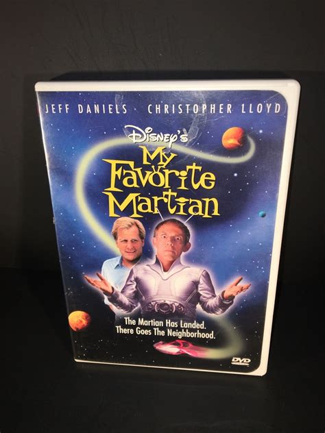 My Favorite Martian Dvd Disney Jeff Daniels Christopher Lloyd Elizabeth