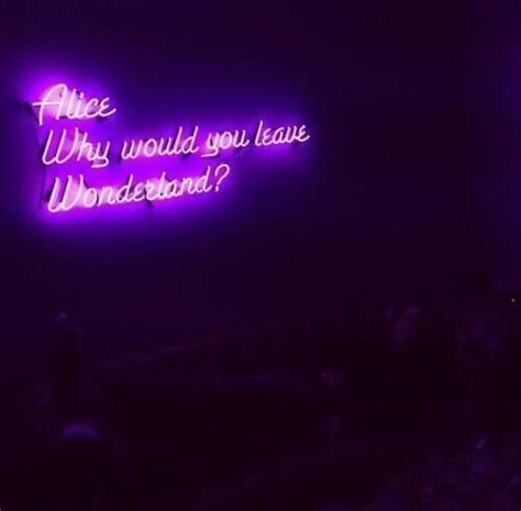 Purple Aesthetic Neon Quotes Neon Words Words