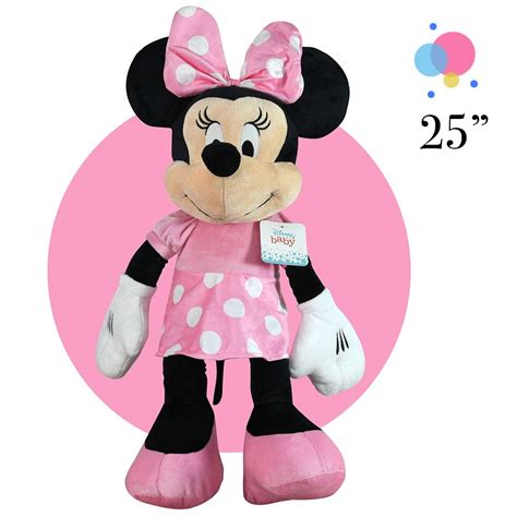 Disney Minnie Mouse Big Jumbo Large Plush 25 With Hangtag Great Baby