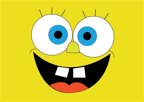 Spongebob Smile Svg Spongebob Happy Face Svg Spongebob Etsy