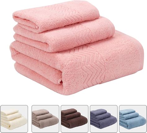 Topmail Gsm Pieces Towel Set Cotton Bathroom Towels Sets