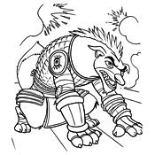 Kleurplaat Kungfu Panda 4061