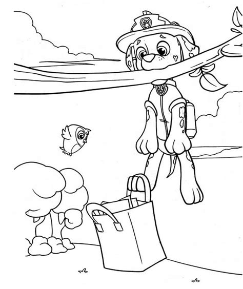 Marshall Paw Patrol 13 Coloring Page Free Printable Coloring Pages