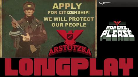 Papers Please Pc Longplay Youtube