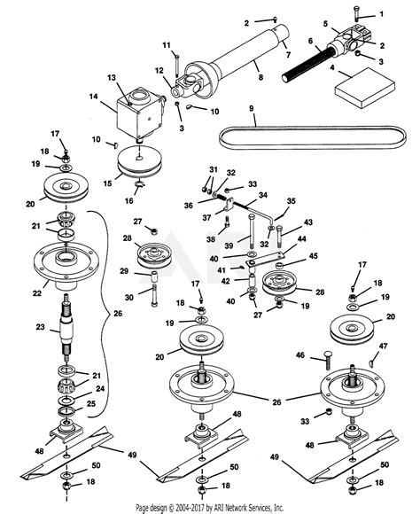Gravely 48875 60 Deck Pm400 Parts Diagram For Mower Drive